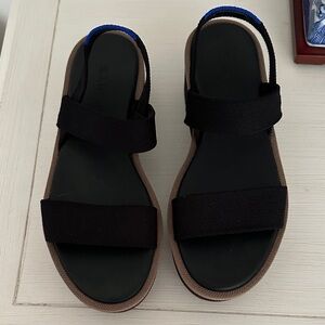 Rothy's Black and Brown Women’s Sandals